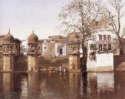 Lockwood de Forest One of the Twenty-four Ghats at Mathura oil painting artist